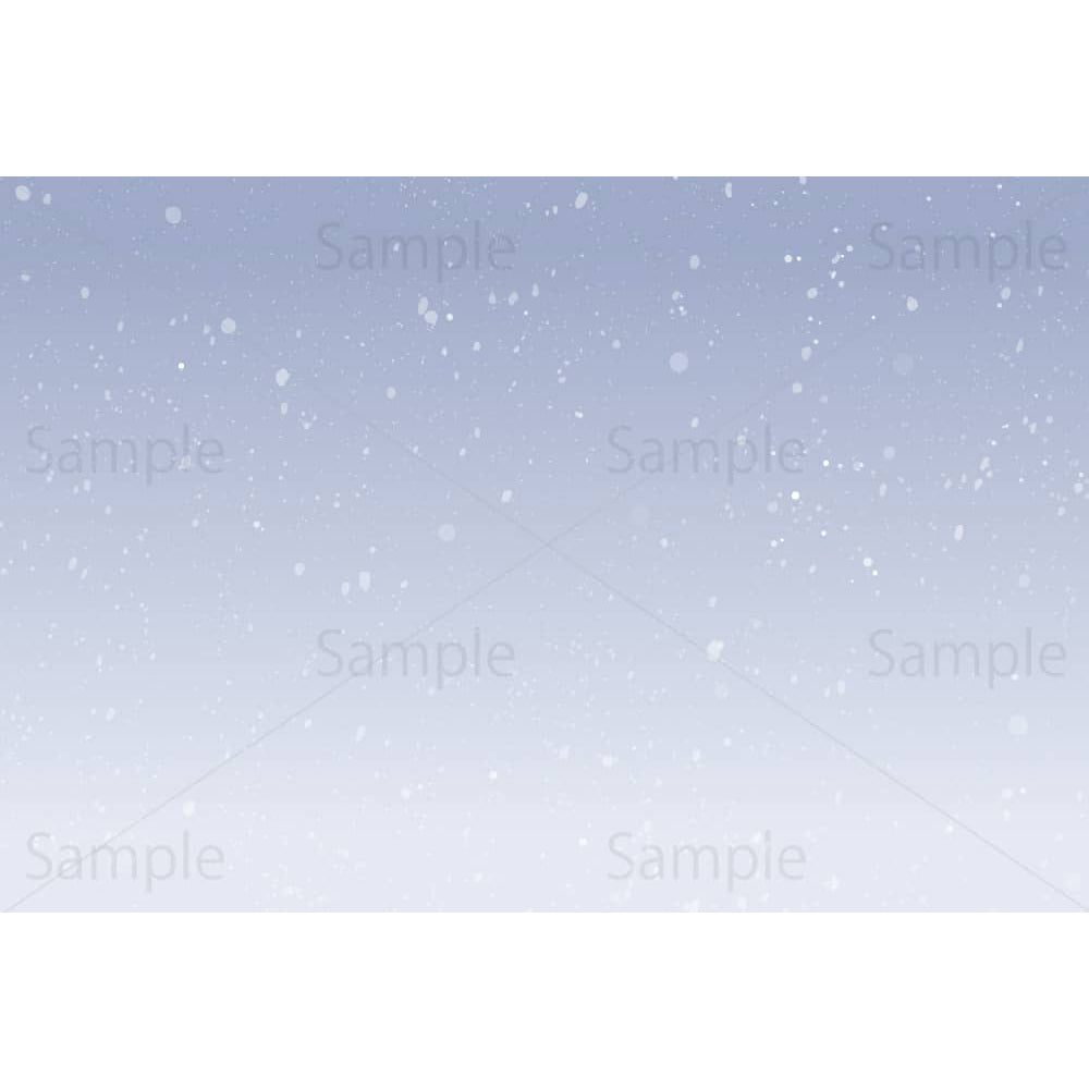 しんしんと降る雪(横)のイラスト素材