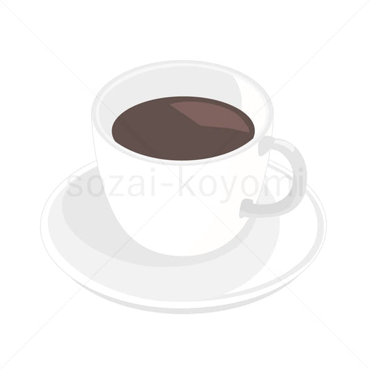 ホットコーヒーのイラスト素材
