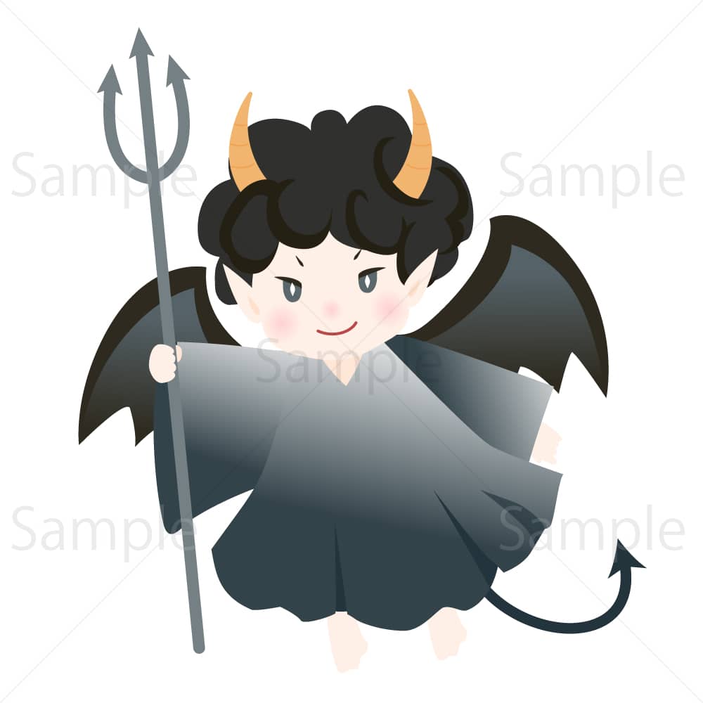 悪魔 – 素材ごよみ