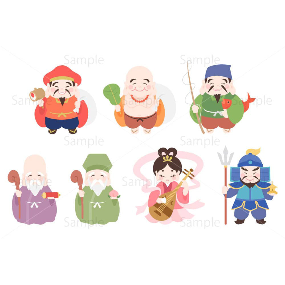 七福神 – 素材ごよみ
