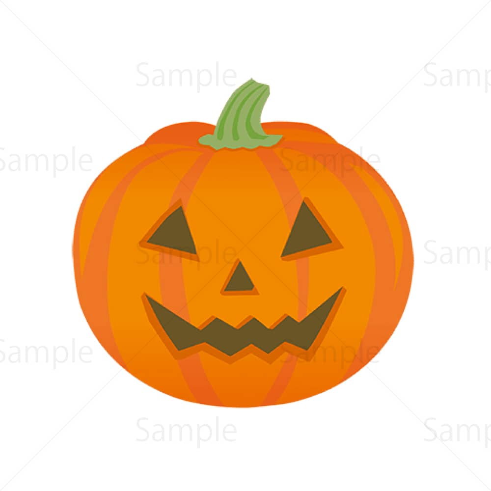 ハロウィンのかぼちゃのイラスト素材
