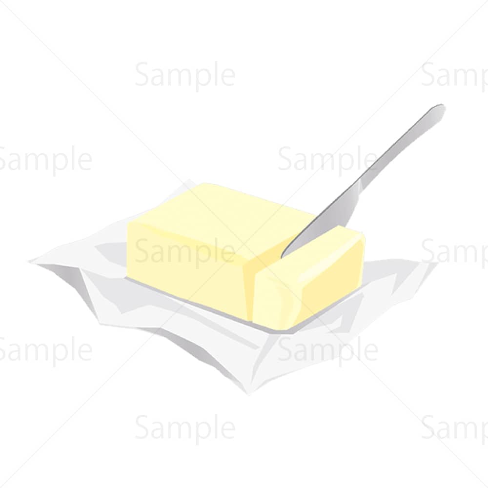 バターのイラスト素材