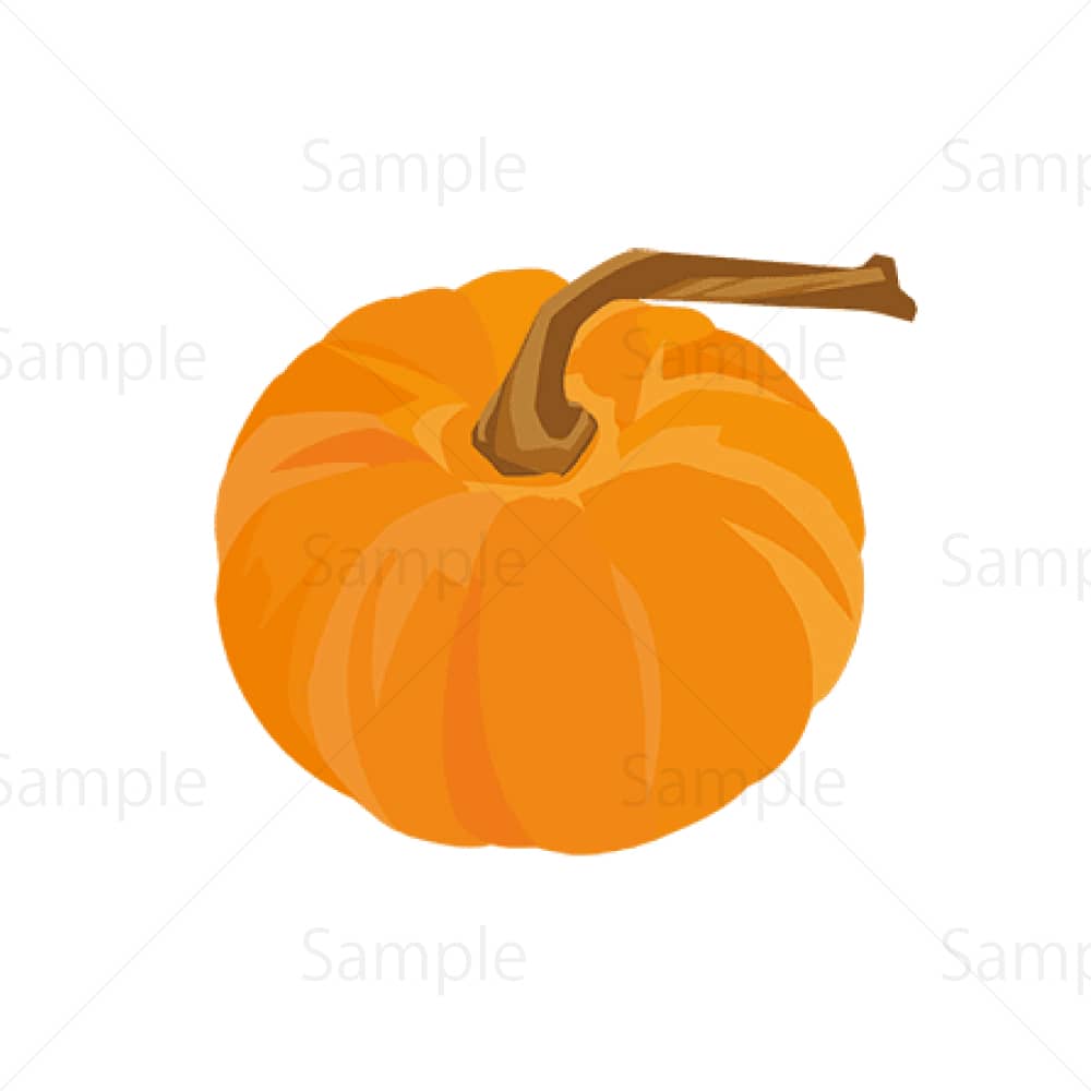 飾りかぼちゃのイラスト素材