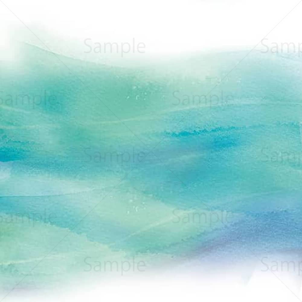 青い波のイメージの水彩テクスチャのイラスト素材