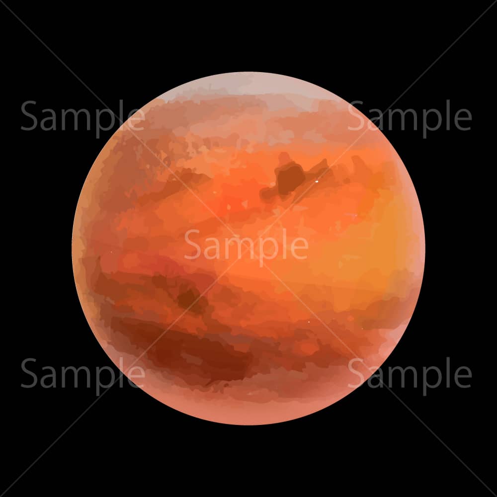 火星のイラスト素材