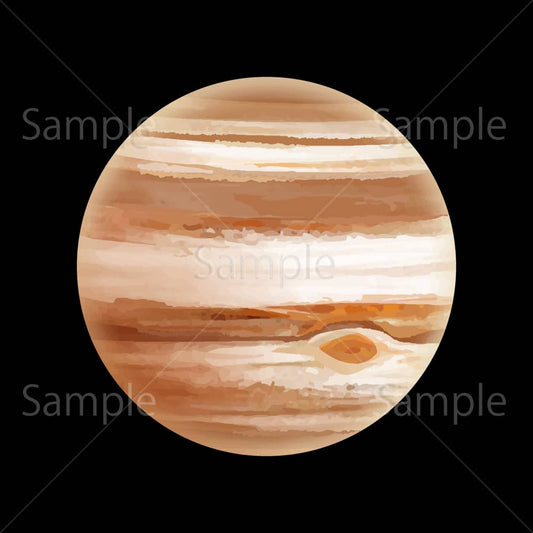 木星のイラスト素材