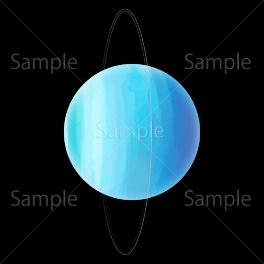 天王星のイラスト素材